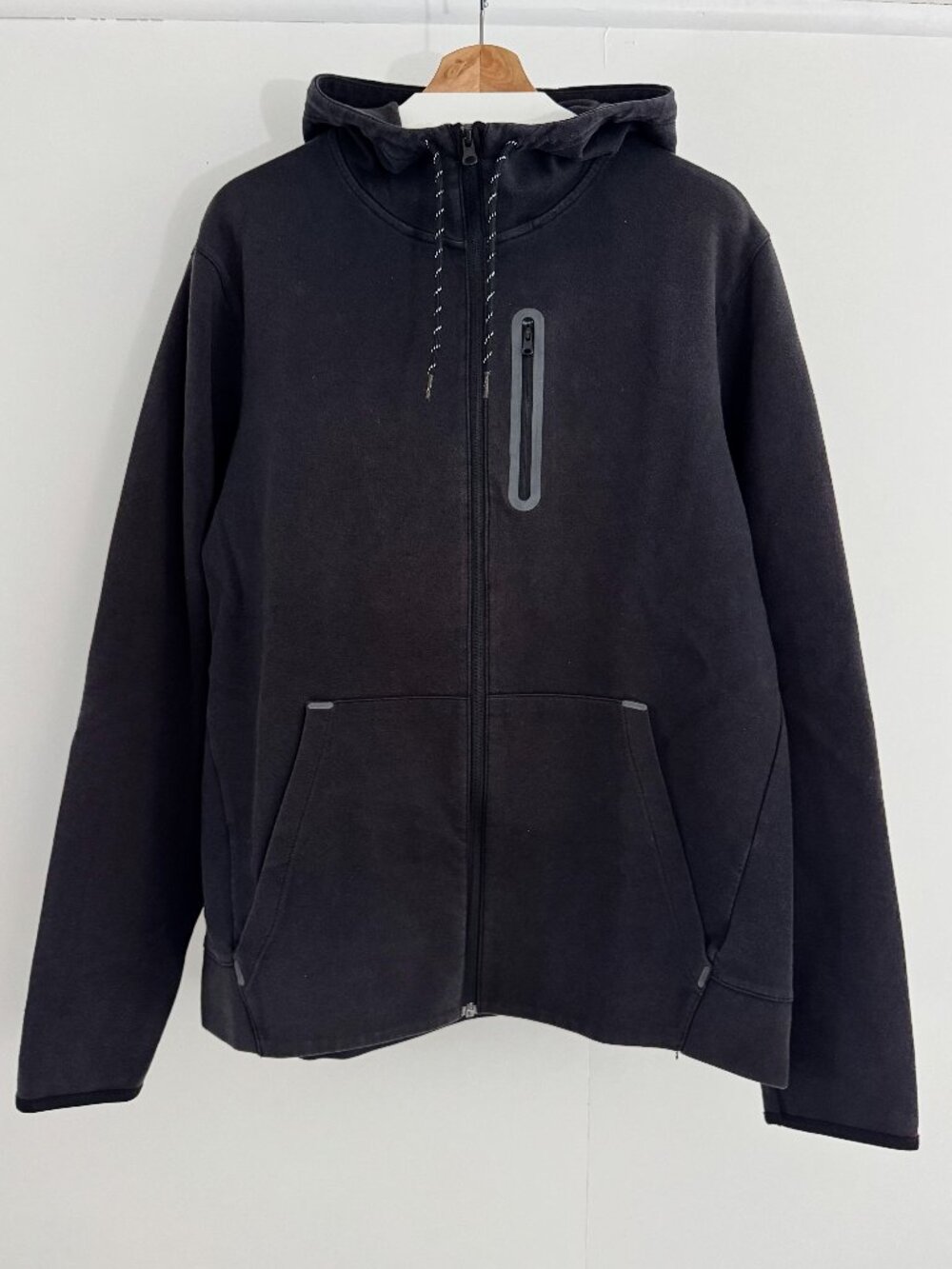 Old Navy Active Dynamic Fleece Full-Zip Hoodie (Black, XL)